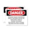 Signmission Pressure Washer Procedures Inspect Equipment, 14 in W x Rectangle, Vinyl Decal OS-2PACK-DS-D-1014-L-2443 - alternate 1